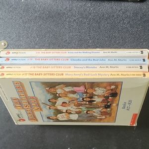 Vintage 1991 Baby-Sitters Club Book Set #17-20